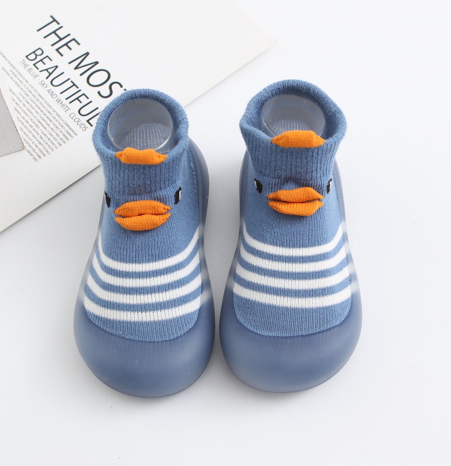 Autumn Baby Toddler First Walking Sock Shoes Girls Boys Soft Sole Non Slip Cotton Breathable Lightweight Slip-on Sneakers