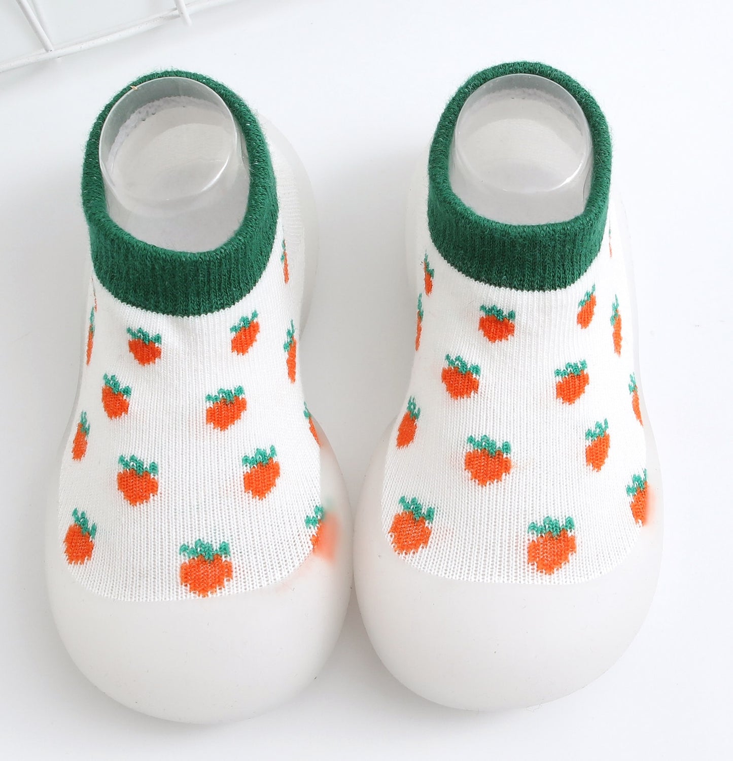 Autumn Baby Toddler First Walking Sock Shoes Girls Boys Soft Sole Non Slip Cotton Breathable Lightweight Slip-on Sneakers