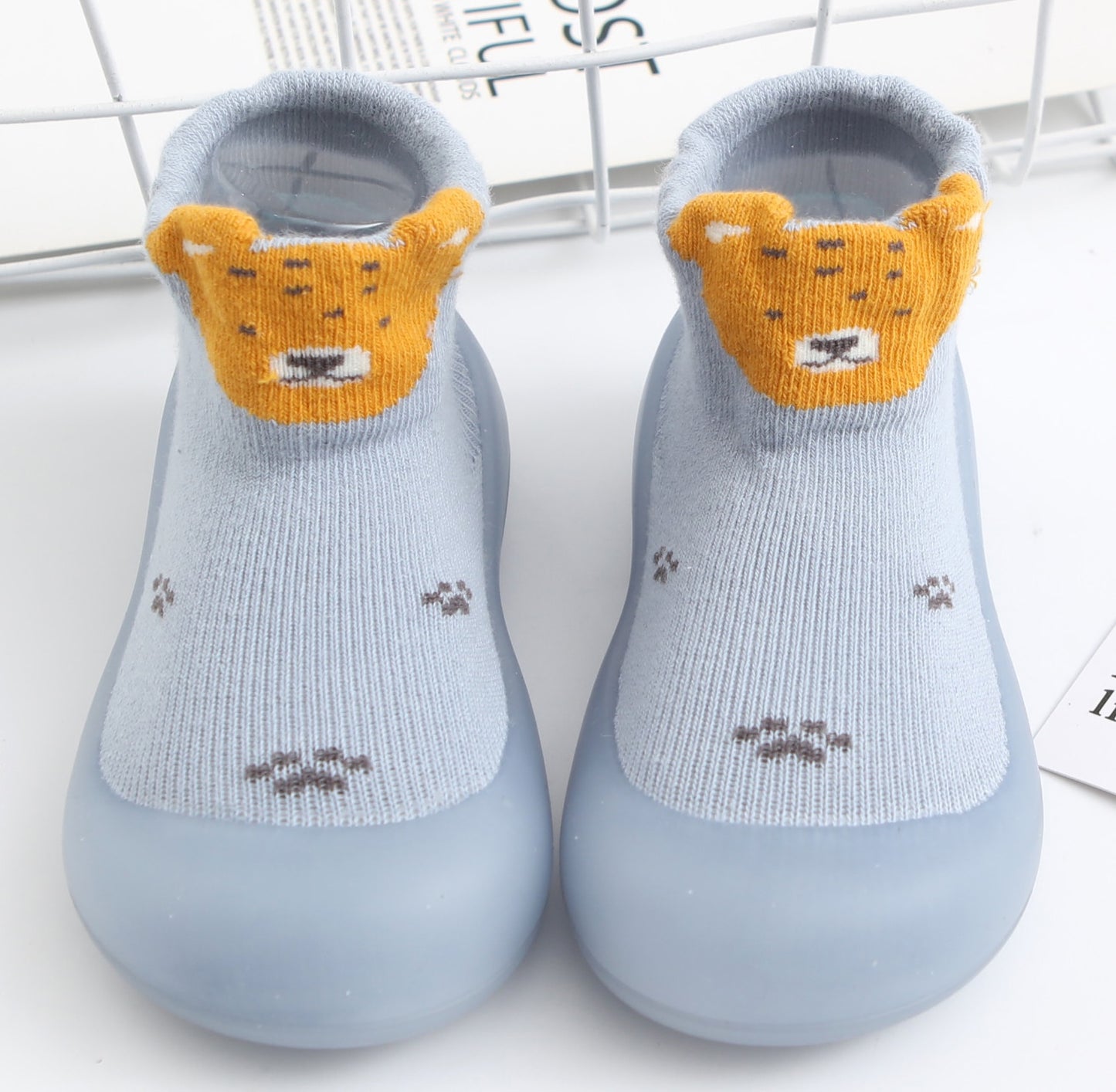 Autumn Baby Toddler First Walking Sock Shoes Girls Boys Soft Sole Non Slip Cotton Breathable Lightweight Slip-on Sneakers