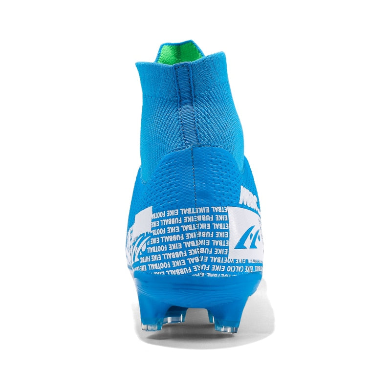 High Ankle Men Soccer Shoes Anti-Slip TF/FG Football Boots Professional Training Footwear Outdoor Grass Cleats Sneakers