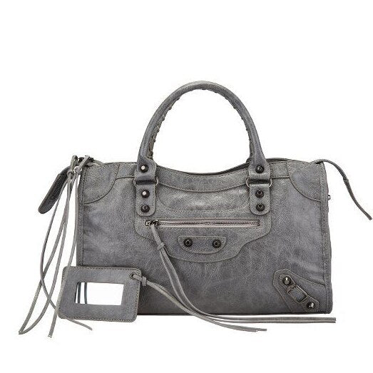 Tassel Rivet Handbag Female Crossbody PU Leather European Luxury for Women