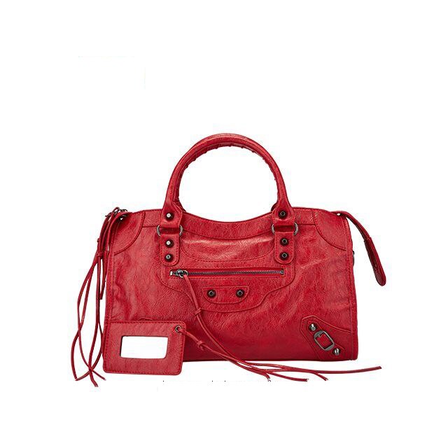 Tassel Rivet Handbag Female Crossbody PU Leather European Luxury for Women