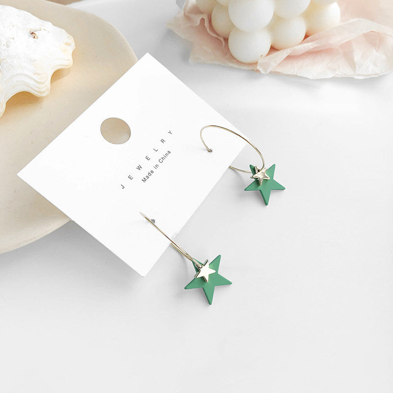 Ladies star earrings