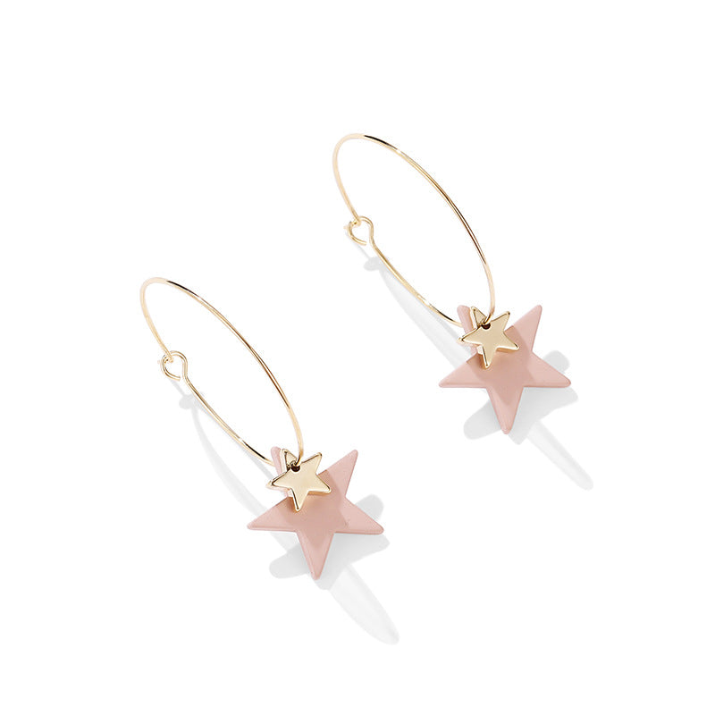 Ladies star earrings