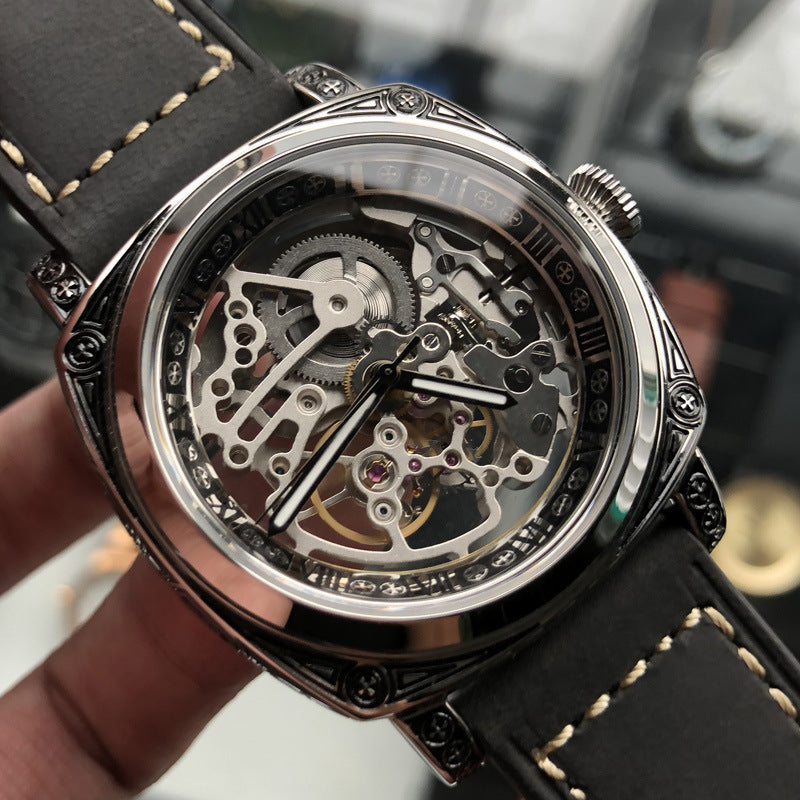 Mechanical hollowed-out watches