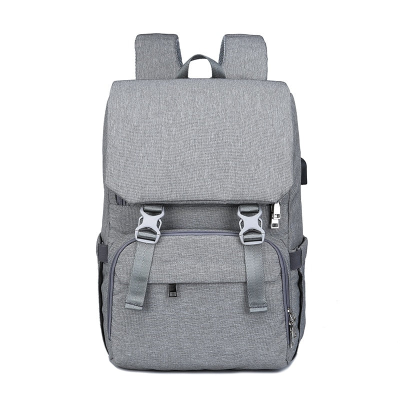 Diaper Bag Backpack for Mom USB Maternity Baby Care Nappy Nursing Bags Fashion Travel Diaper Backpack for Stroller Kit