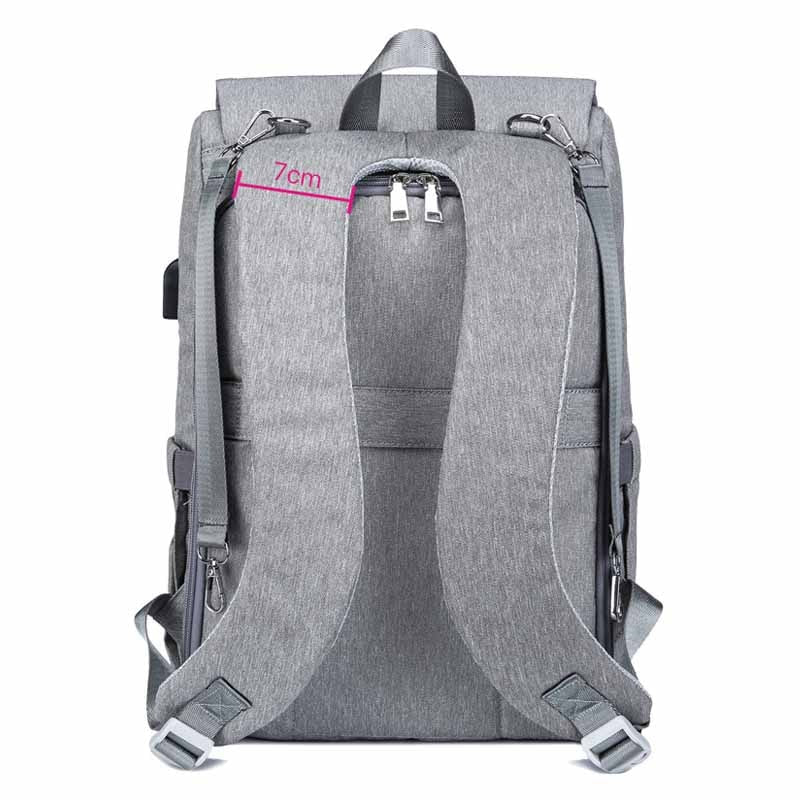 Diaper Bag Backpack for Mom USB Maternity Baby Care Nappy Nursing Bags Fashion Travel Diaper Backpack for Stroller Kit