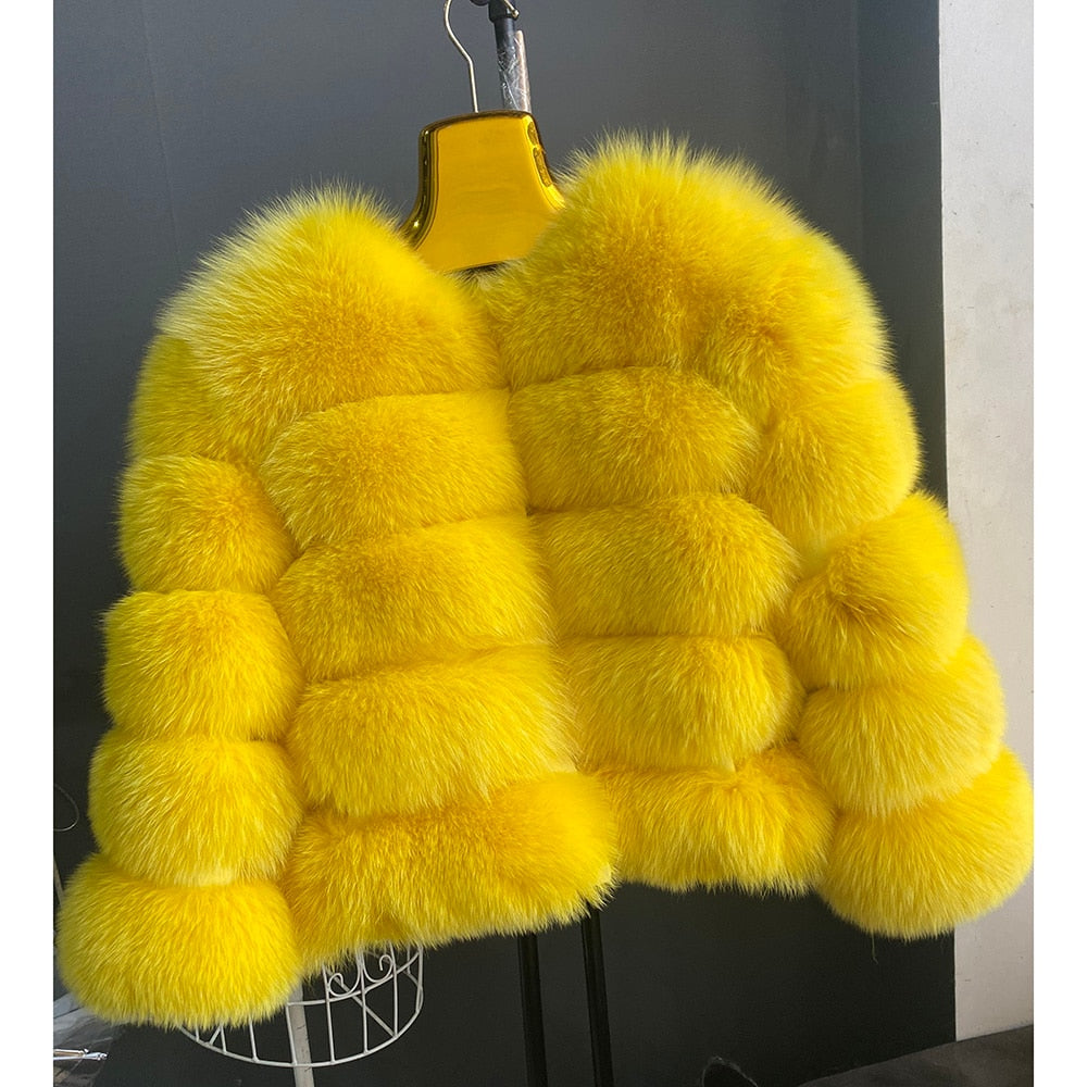 Fashion winter jackets women Warm fur coats women Coats Natural  Fur Coat Real  Fur jackets