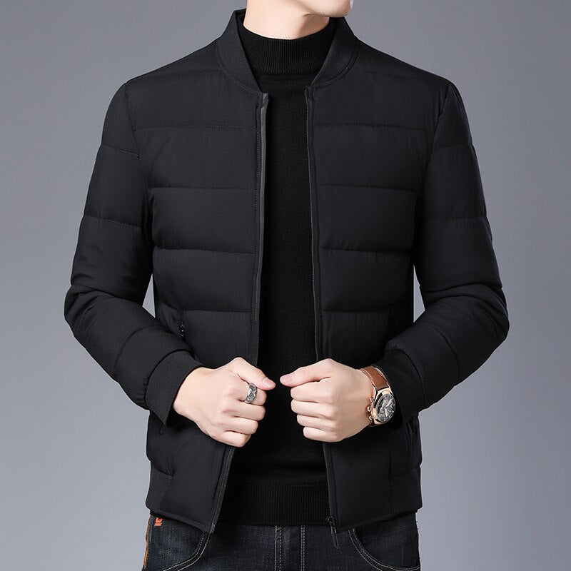 Thick Winter Fashion Brand Jackets Men Padded Jackets Streetwear Parkas Quilted Jacket Puffer Bubble Coats  Men Clothing