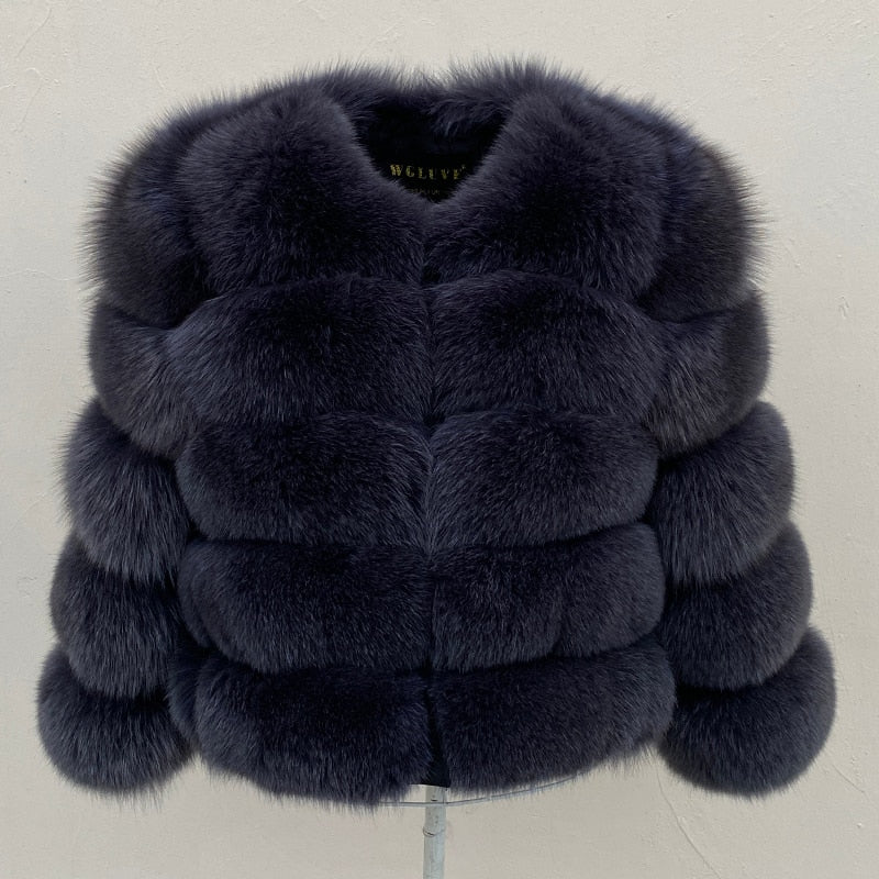 Fashion winter jackets women Warm fur coats women Coats Natural  Fur Coat Real  Fur jackets