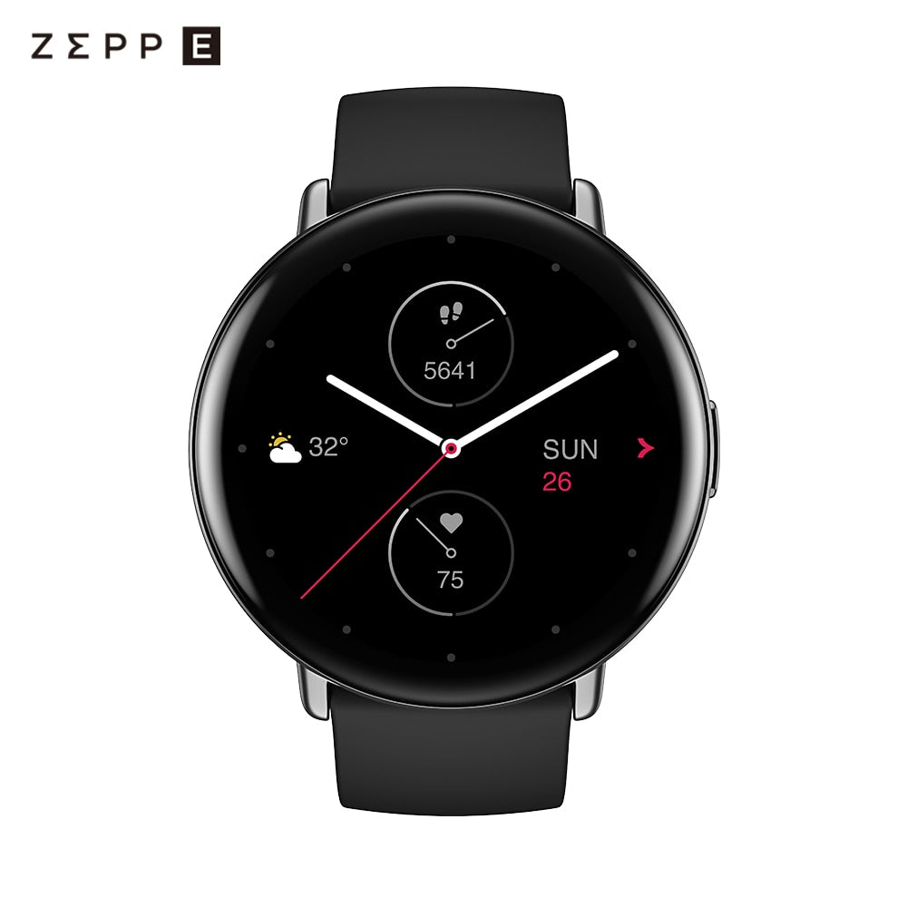 Zepp E Circle Smartwatch 7 Days Battery 5ATM Water Resistant Smart Notification Sleep Quality Monitoring watch