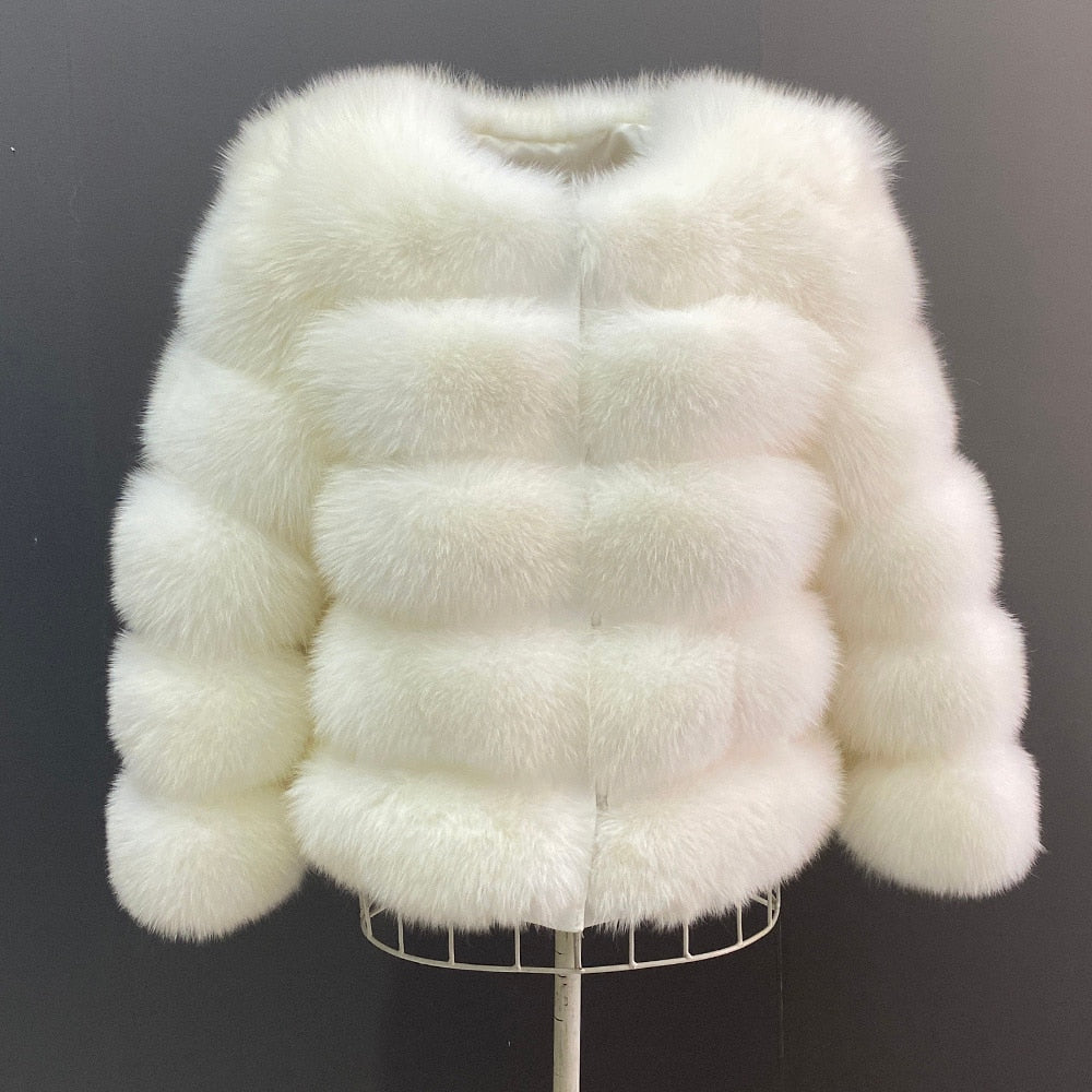 Fashion winter jackets women Warm fur coats women Coats Natural  Fur Coat Real  Fur jackets