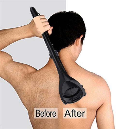 Men Back Shaver Hair Shaver Two Head Blade Foldable Trimmer Body Leg Long Handle Removal Razors Fast Shipping