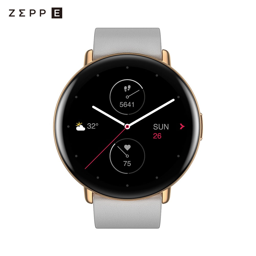 Zepp E Circle Smartwatch 7 Days Battery 5ATM Water Resistant Smart Notification Sleep Quality Monitoring watch