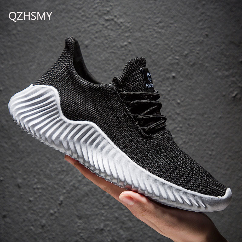 Shoes Men High Quality Male Sneakers Breathable White Fashion Gym Casual Light Walking Plus Size Footwear