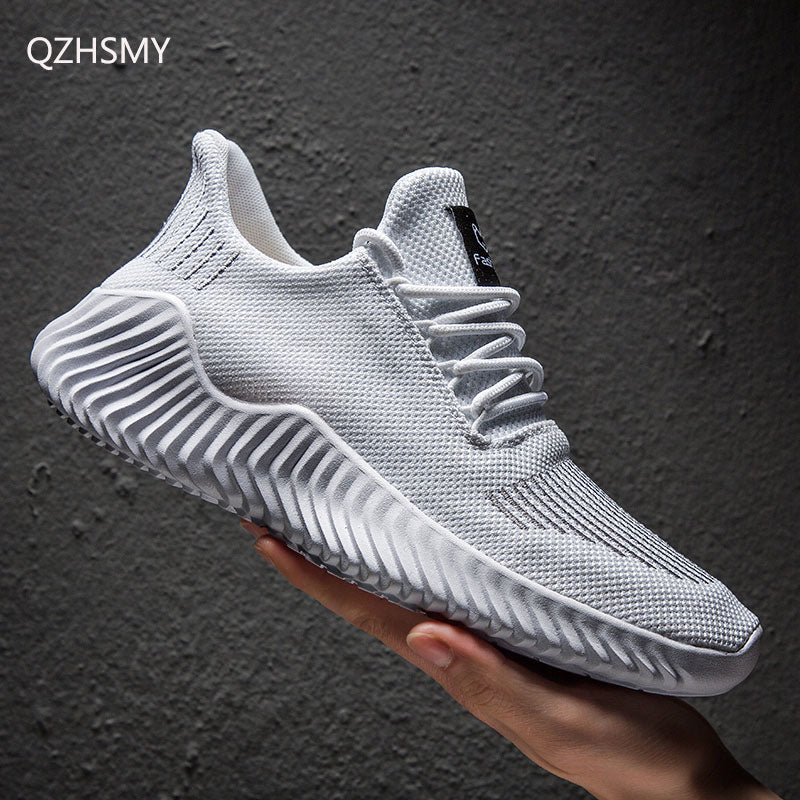 Shoes Men High Quality Male Sneakers Breathable White Fashion Gym Casual Light Walking Plus Size Footwear