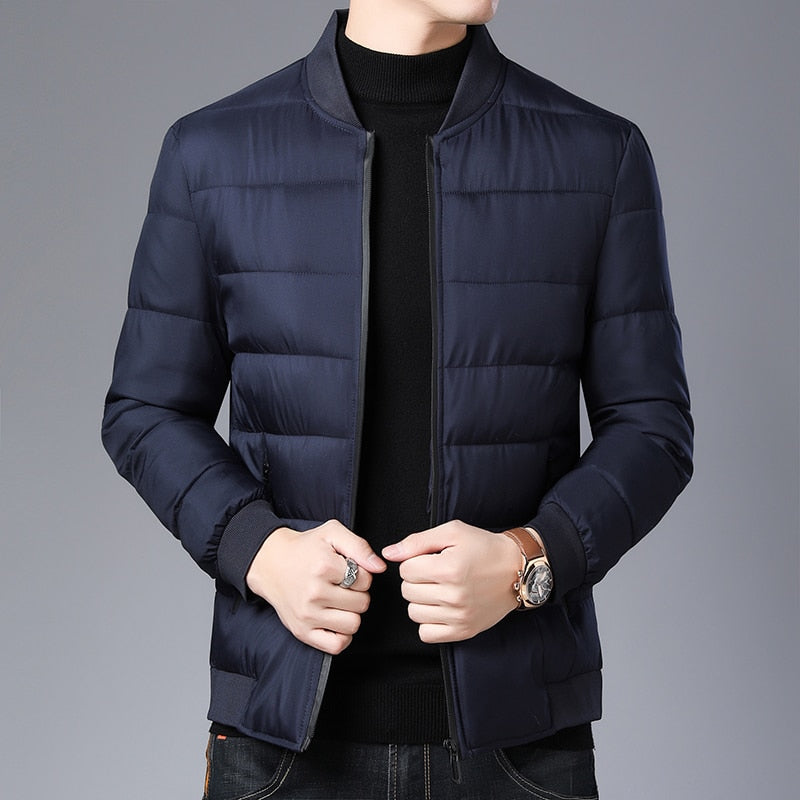 Thick Winter Fashion Brand Jackets Men Padded Jackets Streetwear Parkas Quilted Jacket Puffer Bubble Coats  Men Clothing