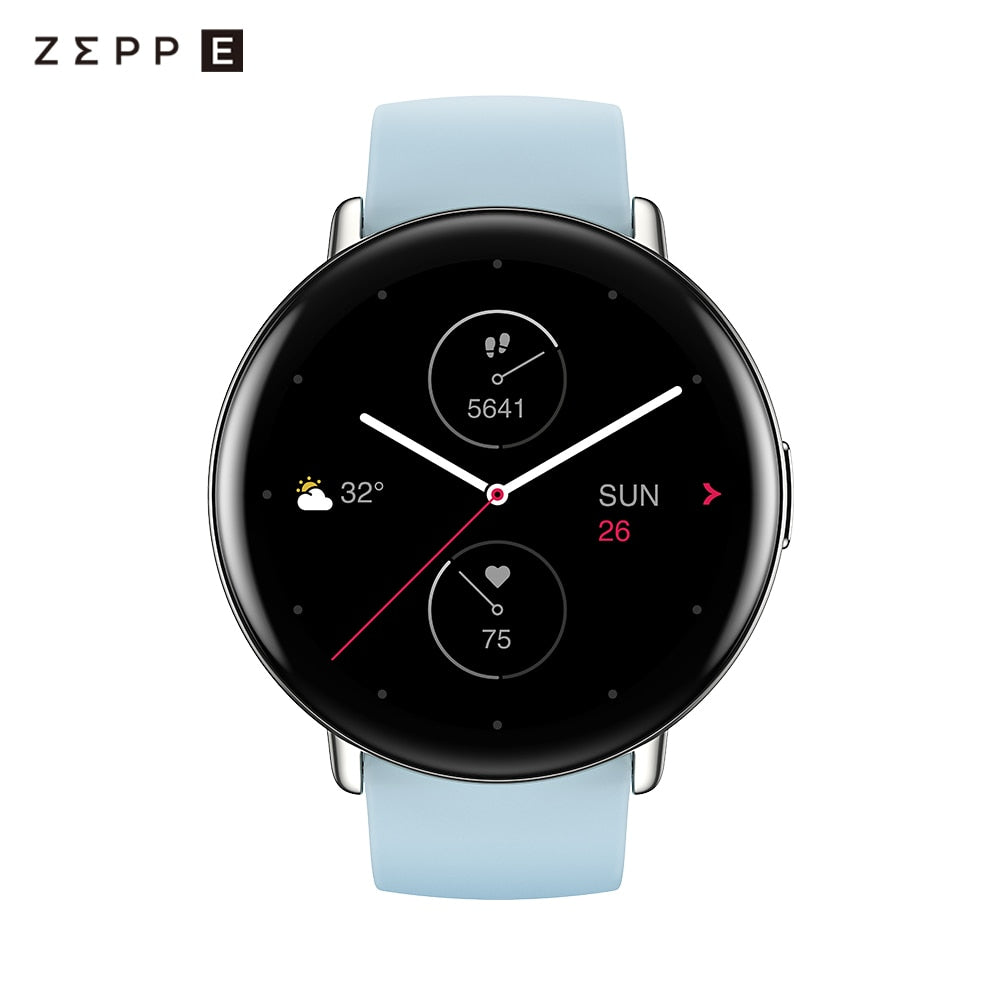 Zepp E Circle Smartwatch 7 Days Battery 5ATM Water Resistant Smart Notification Sleep Quality Monitoring watch