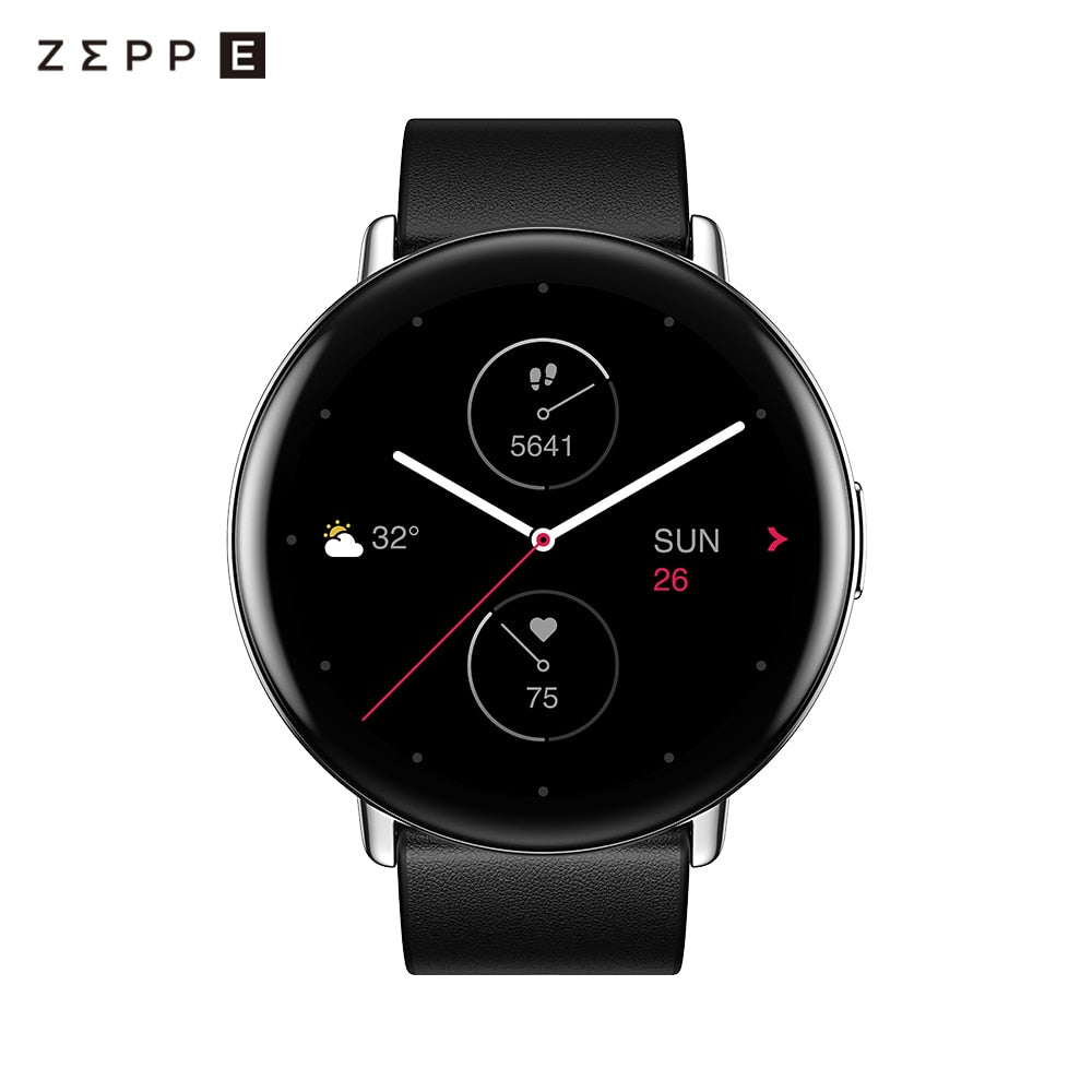 Zepp E Circle Smartwatch 7 Days Battery 5ATM Water Resistant Smart Notification Sleep Quality Monitoring watch