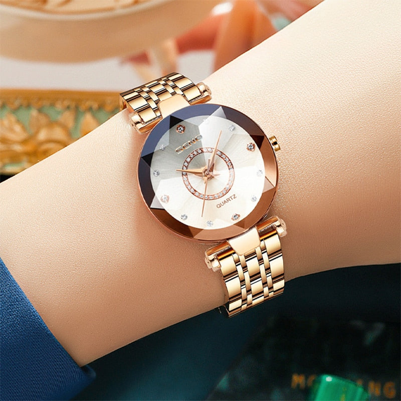 Fashion Watches For Women Ladies Luxury Brand Quartz Relogio Feminino Female Montre Reloj Mujer Zegarek Damski Dropshipping