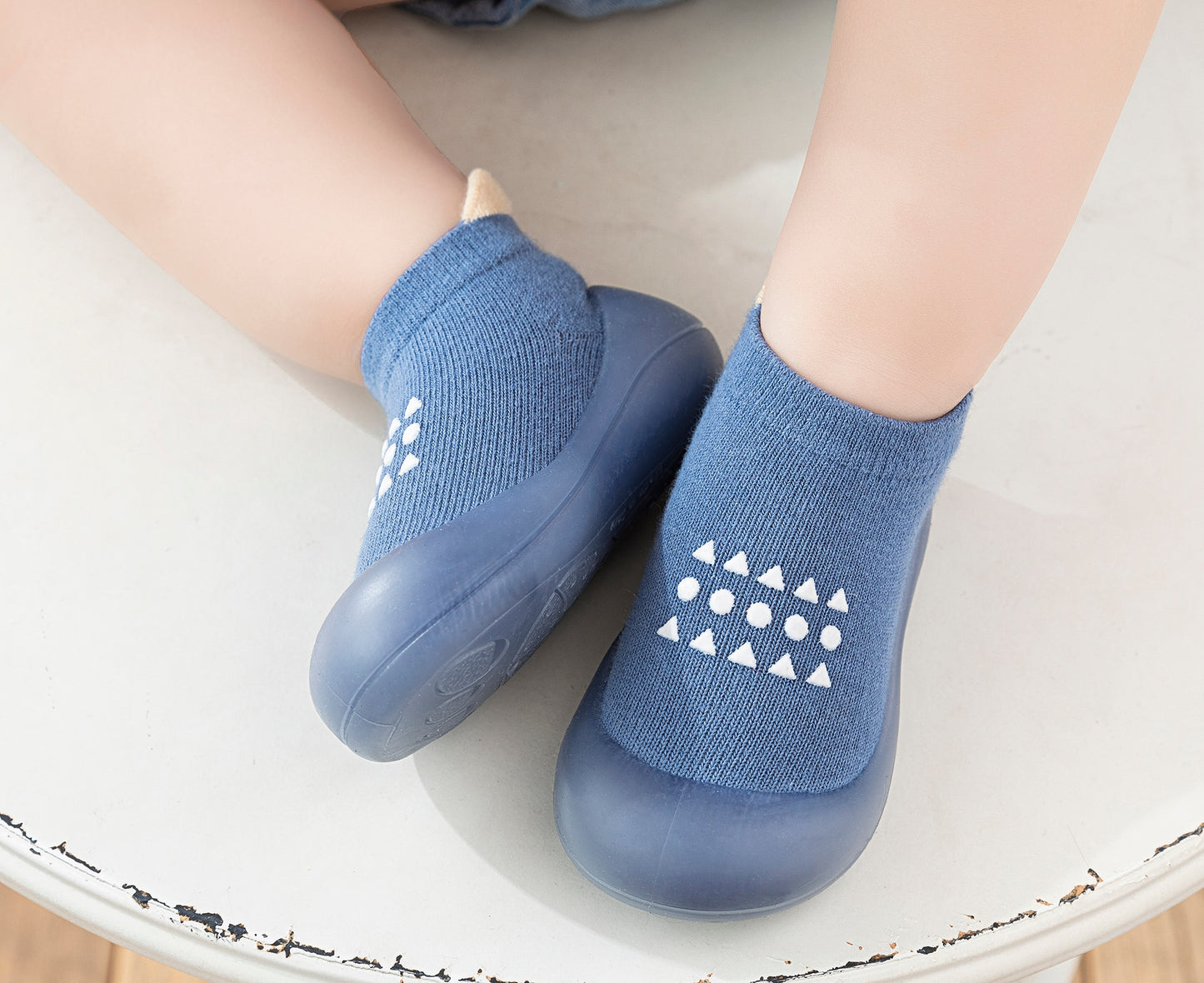 Autumn Baby Toddler First Walking Sock Shoes  Girls Boys Soft Sole Non Slip Cotton Breathable Lightweight Slip-on Sneakers