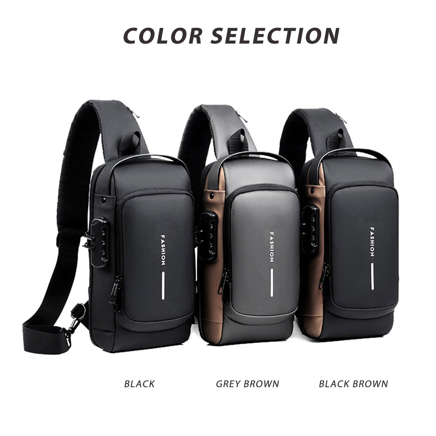 Travel Shoulder Bags Male USB Charging and Multifunctional bags