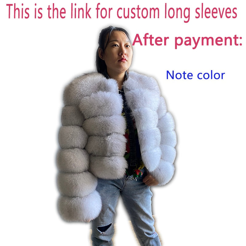 Fashion winter jackets women Warm fur coats women Coats Natural  Fur Coat Real  Fur jackets