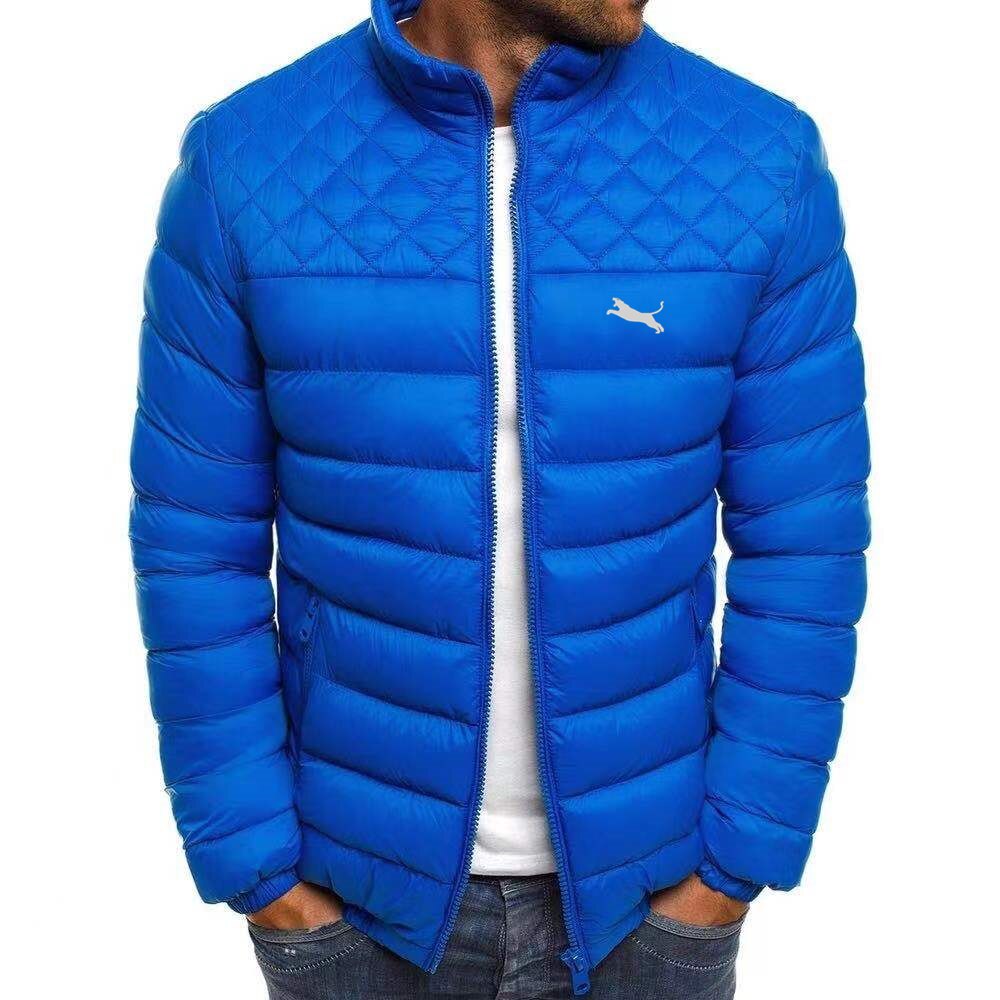 Men winter jacket, parka jacket, thermal jacket, men&#39;s stand collar down jacket, solid color, S-3XL zipper coat