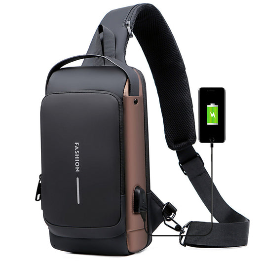 Travel Shoulder Bags Male USB Charging and Multifunctional bags