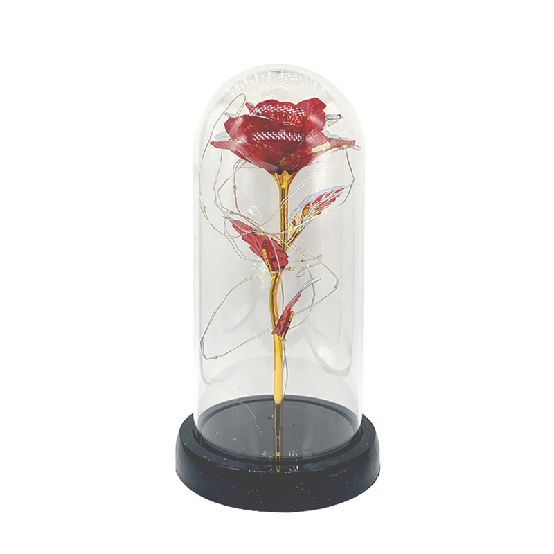 Beauty And The Beast Rose Rose In LED Dome Forever Rose Red Rose Valentin Day, Mother Day Special Romantic Gift