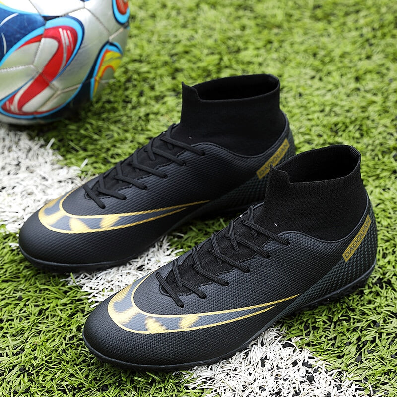 Quality Football Boots  Soccer Shoes TF/AG Sneaker Training Shoes