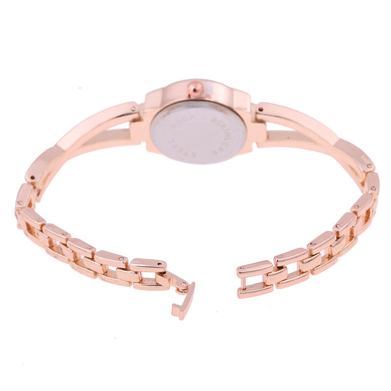 Famous Brand Rose Gold Silver Casual Quartz Watch Women Mesh Stainless Steel Dress Women Watches Relogio Feminino Clock