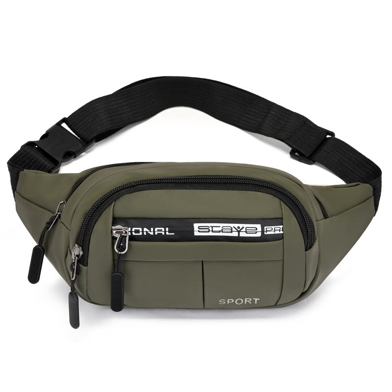 Outdoor Man Belt Pouch Sports  handbag Casual Cycling Small Waist Pack Crossbody Bag