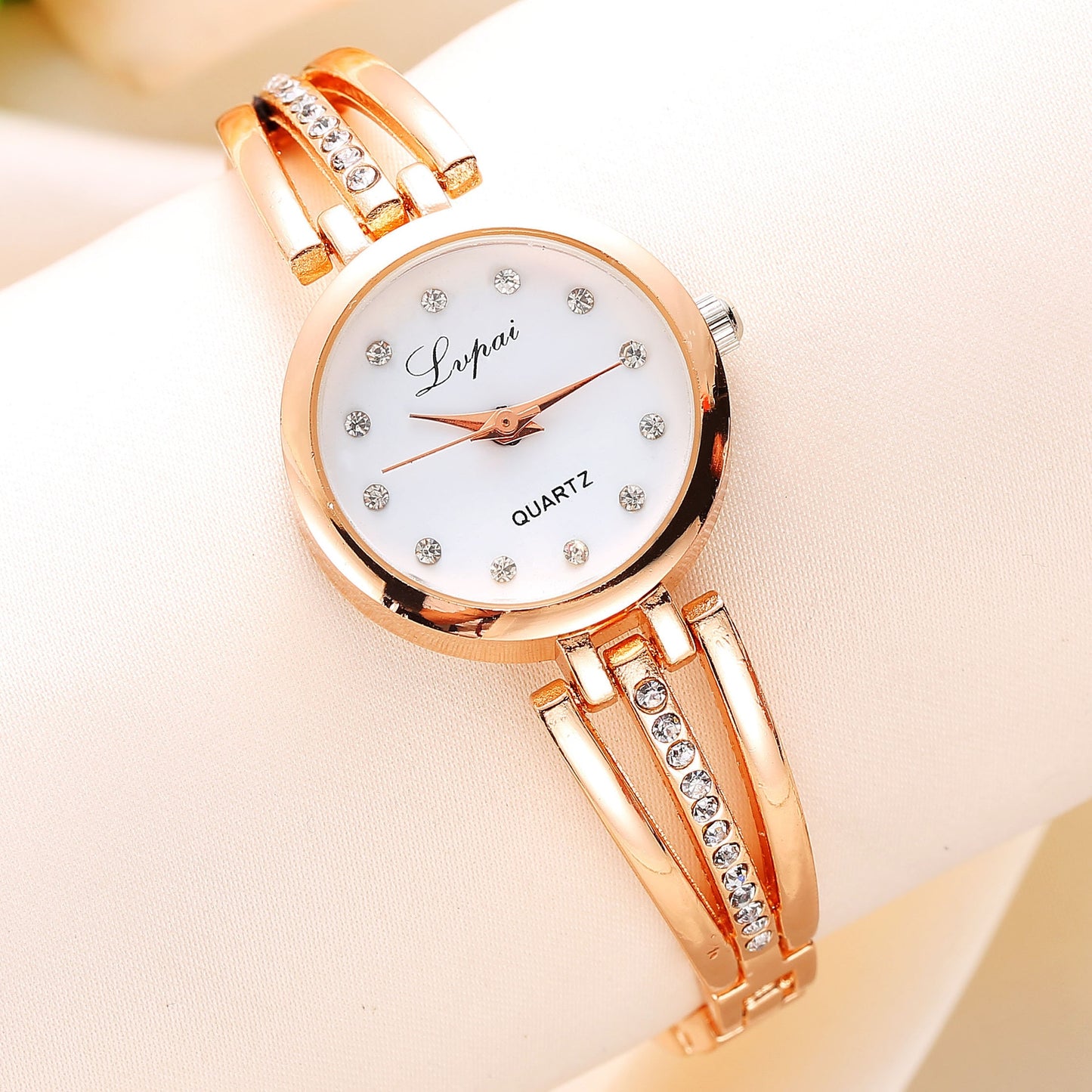 Famous Brand Rose Gold Silver Casual Quartz Watch Women Mesh Stainless Steel Dress Women Watches Relogio Feminino Clock