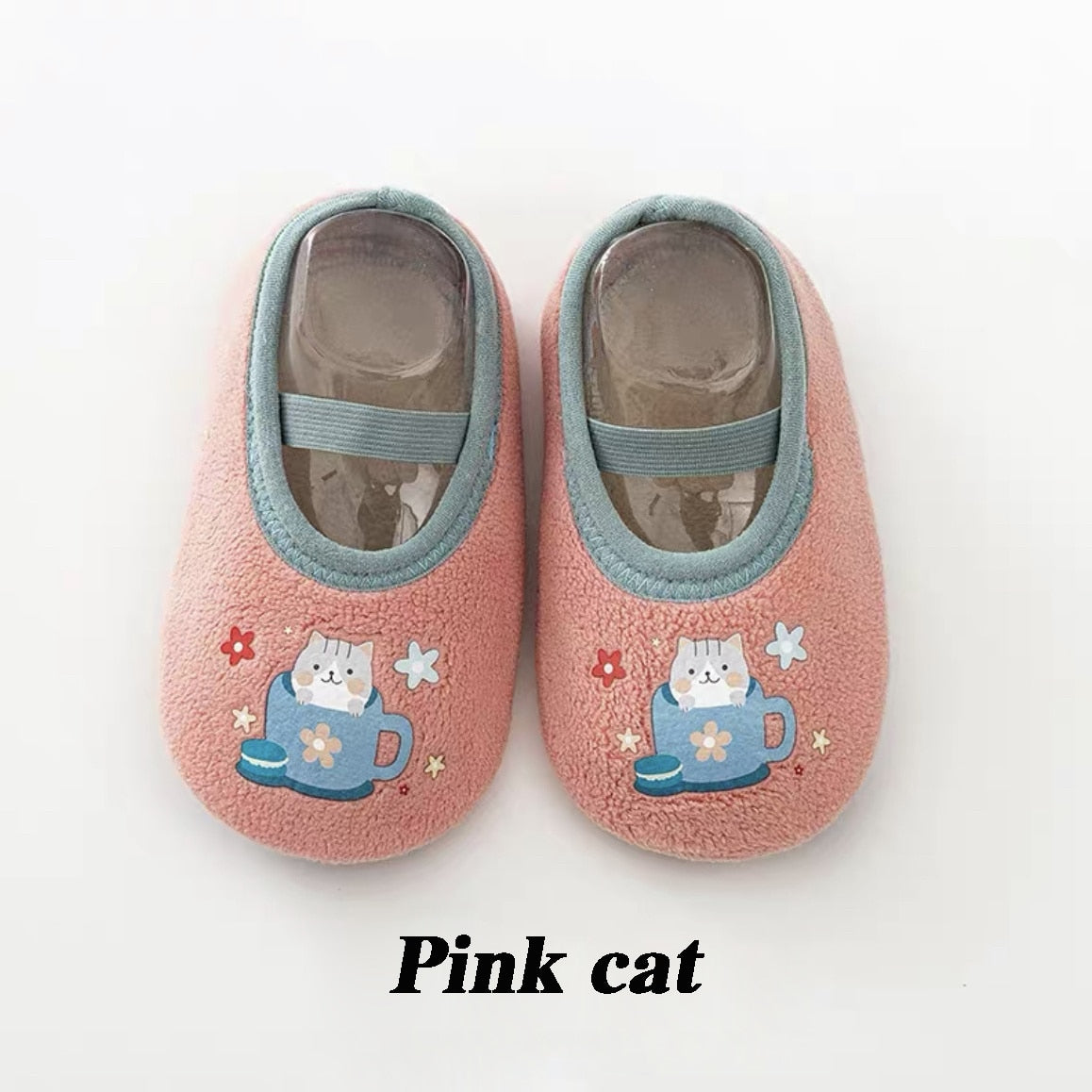 Baby Anti-slip Socks Newborn Warm Crib Floor Shoes with Rubber Sole for Children Boy Toddler Foot Girl Infant Cute Kids Slippers