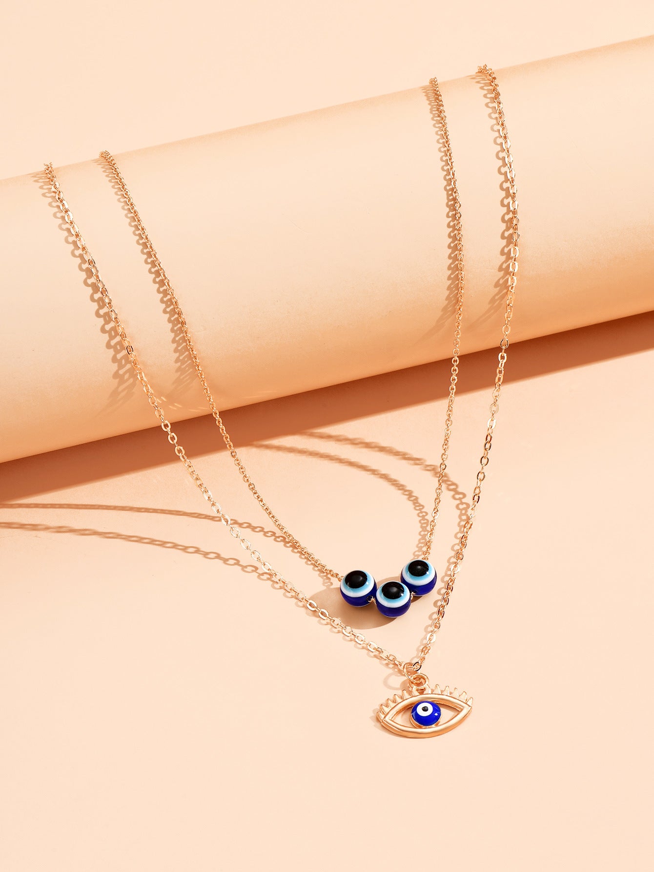 Demon Eye PendantAlloy Blue Eyes Clavicle Chain